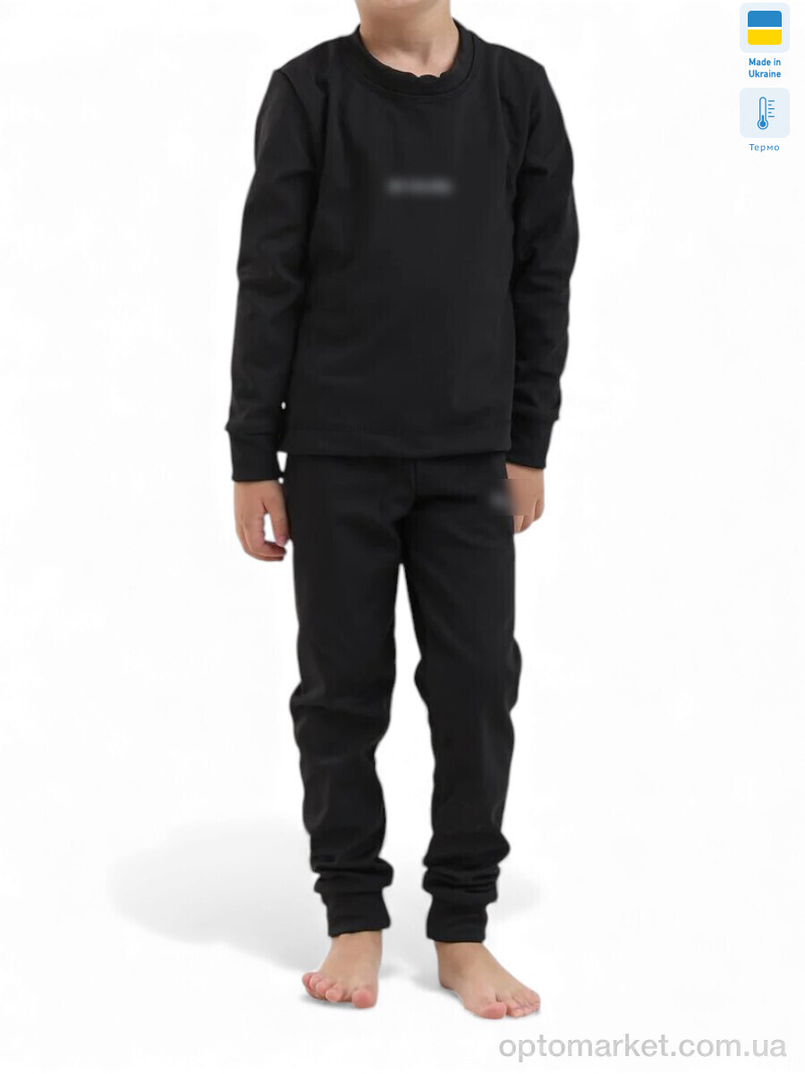 Купить Термобілизна дитячі Дитяча термо білизна хлопчик CLM чорний OsM чорний, фото 1