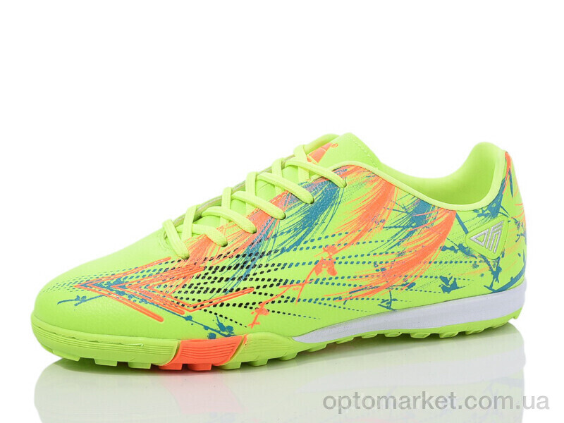 Купить Футбольне взуття дитячі DIWB25652-1 lime-cyan-orange Difeno зелений, фото 1