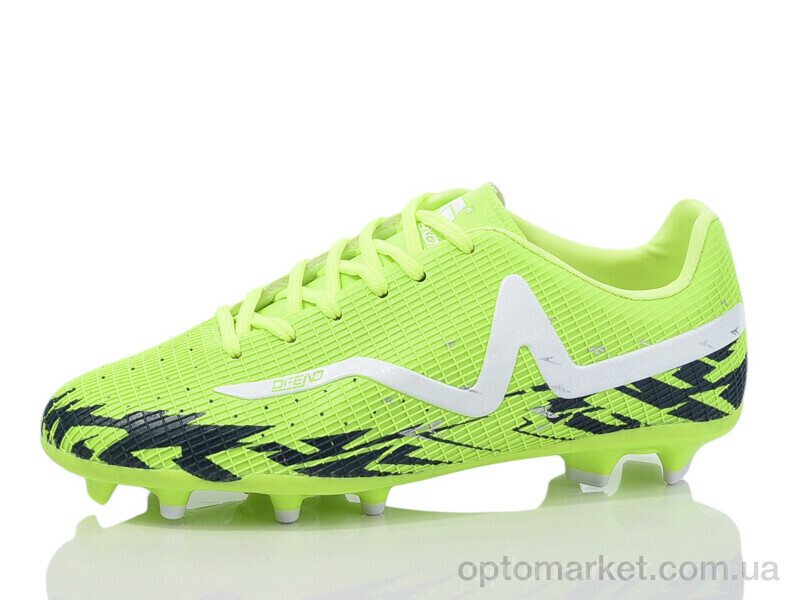 Купить Футбольне взуття дитячі DIWB25658-2 lemon-navy Difeno зелений, фото 1