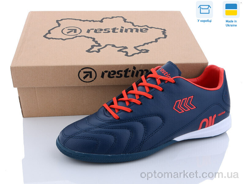 Купить Футбольне взуття чоловічі DM023221 navy-red Restime синій, фото 1
