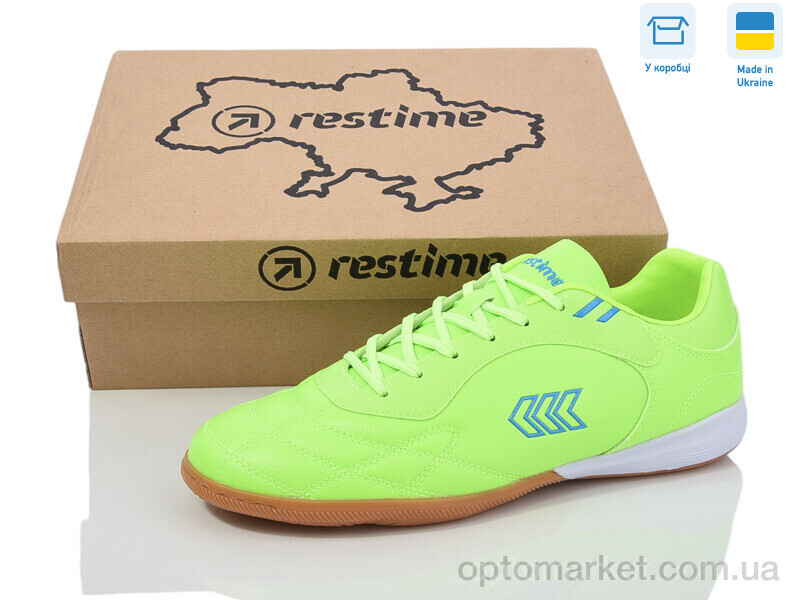 Купить Футбольне взуття чоловічі DM024123 lime Restime зелений, фото 1