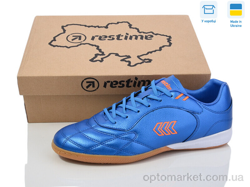 Купить Футбольне взуття чоловічі DM024123 royal Restime синій, фото 1