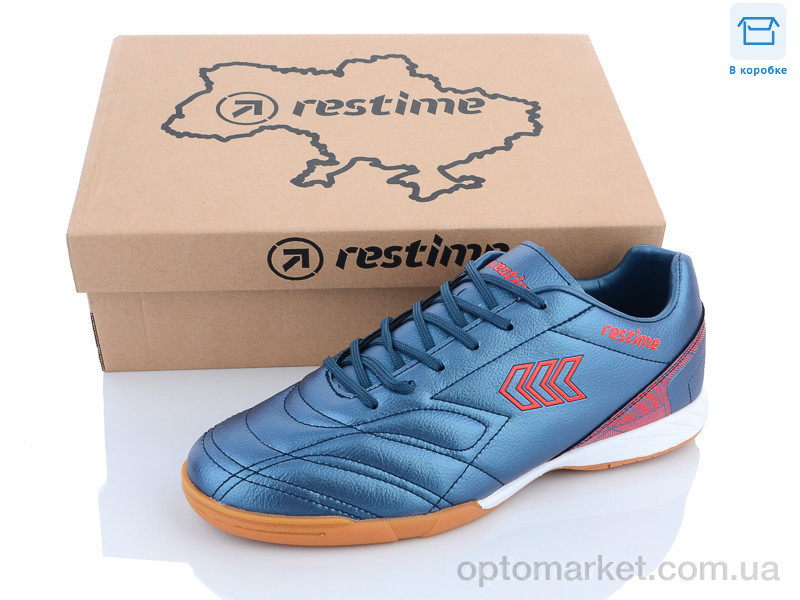 Купить Футбольне взуття чоловічі DMB23110 blue-red Restime синій, фото 1