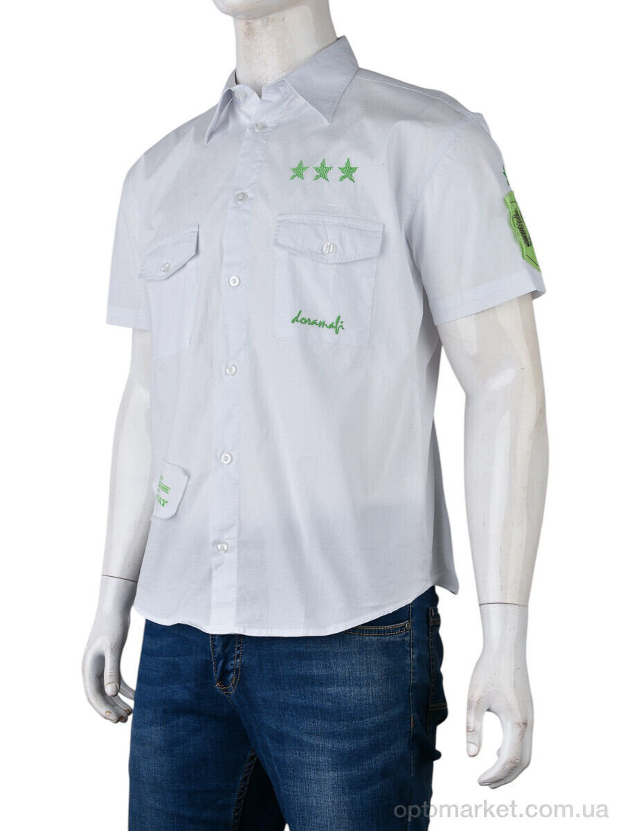 Купить Сорочка чоловічі DOR-1A (12178) white PFL-Club білий, фото 1