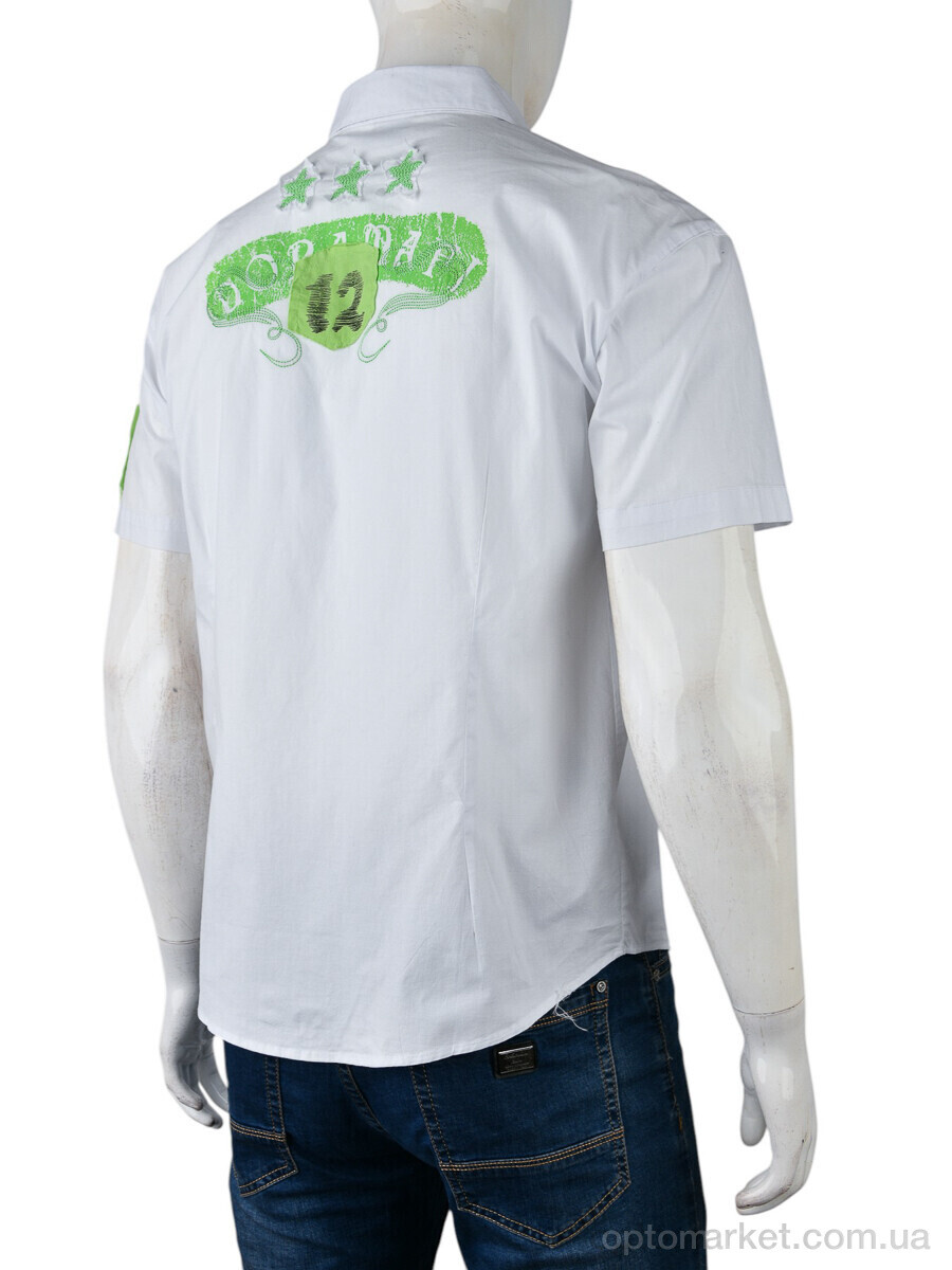 Купить Сорочка чоловічі DOR-1A (12178) white PFL-Club білий, фото 2