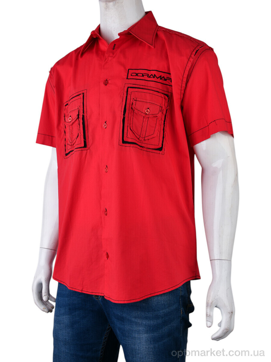 Купить Сорочка чоловічі DOR-2A (12178) red PFL-Club червоний, фото 1