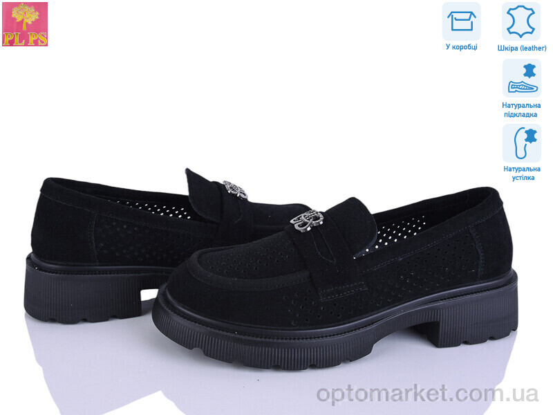 Купить Туфлі жіночі DR140-2 PLPS чорний, фото 1