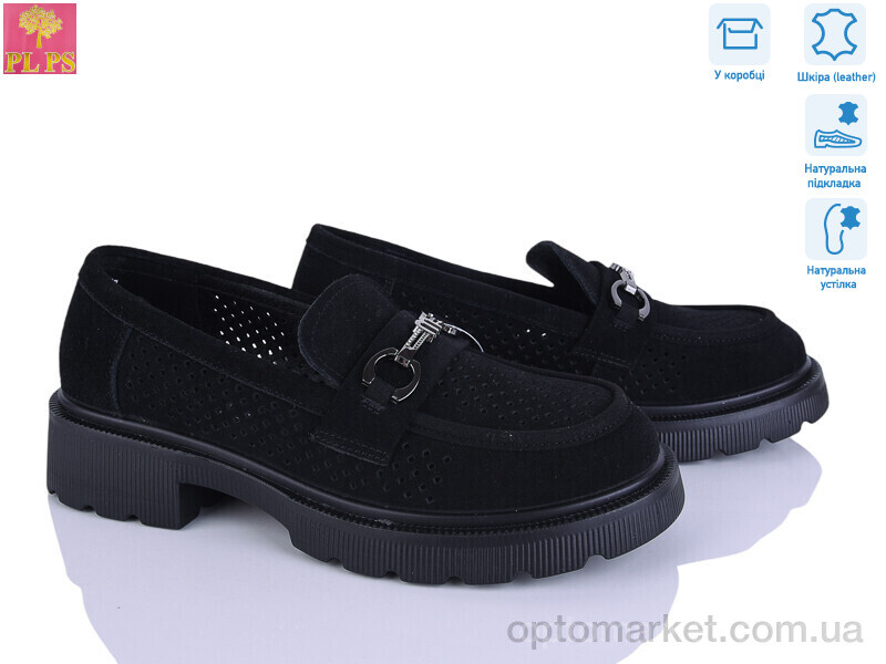 Купить Туфлі жіночі DR141-2 PLPS чорний, фото 1
