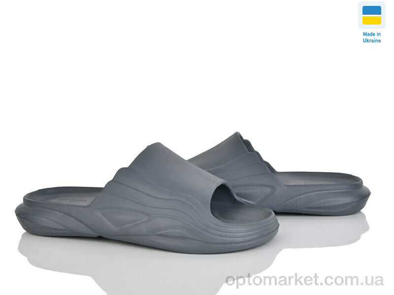 Купить Шльопанці чоловічі DS П38 графіт DS сірий, фото 1