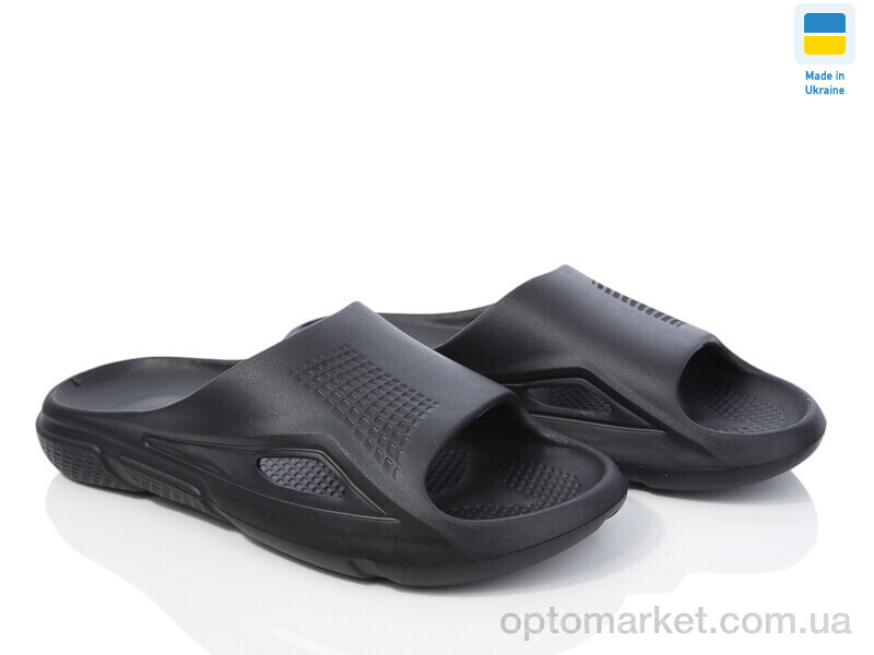 Купить Шльопанці чоловічі DS П43 чорний DS чорний, фото 1
