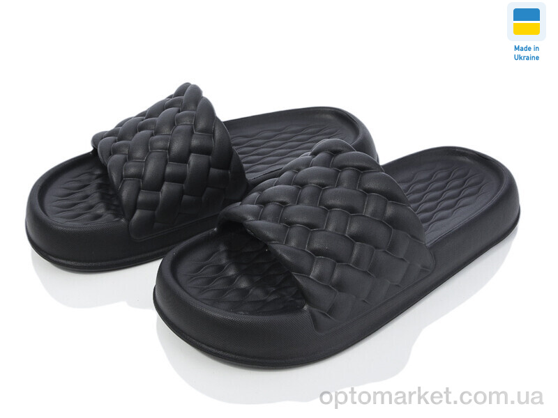 Купить Шльопанці жіночі DS ПЖ49 чорний DS чорний, фото 1