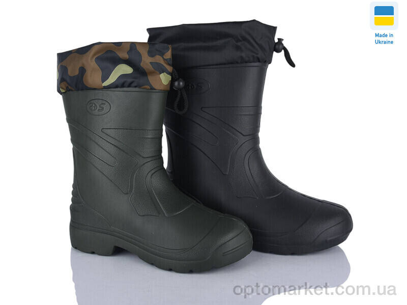 Купить Чоботи з піни чоловічі DS С303 з чулком mix DS чорний, фото 1