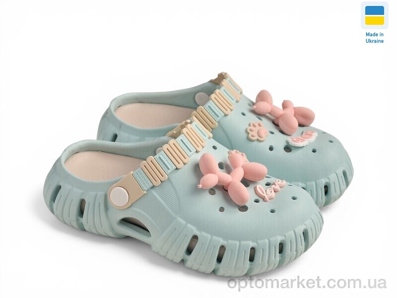 Купить Крокси дитячі DS012 бірюза Gipanis блакитний, фото 1