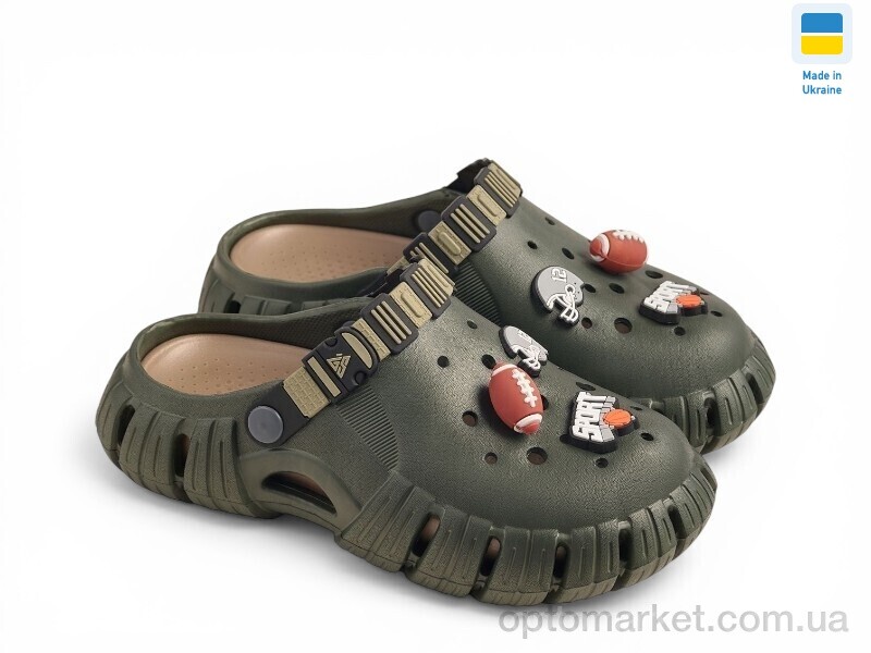 Купить Крокси дитячі DS012 хакі-бежевий Gipanis хакі, фото 1