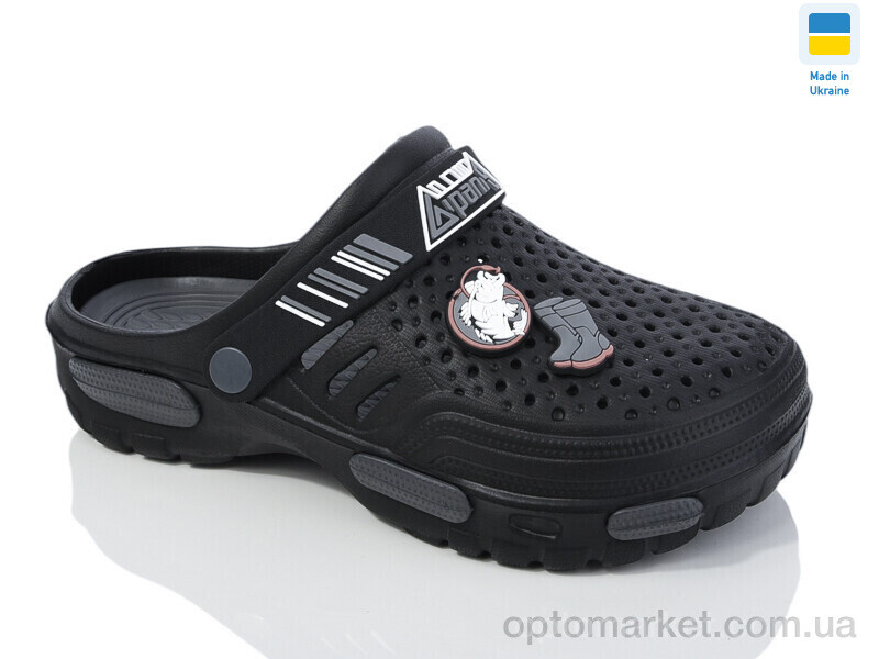 Купить Крокси чоловічі DS118 чорний Gipanis чорний, фото 1