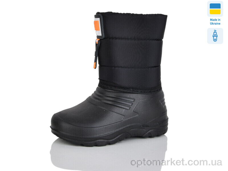 Купить Чоботи з піни дитячі ДС12 помаранчевий Olimp чорний, фото 1