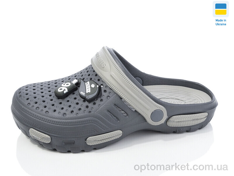 Купить Крокси жіночі DS48 графіт Gipanis сірий, фото 1