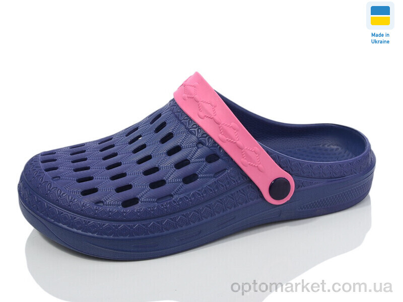 Купить Крокси жіночі DS62 синій-рожевий Gipanis синій, фото 1