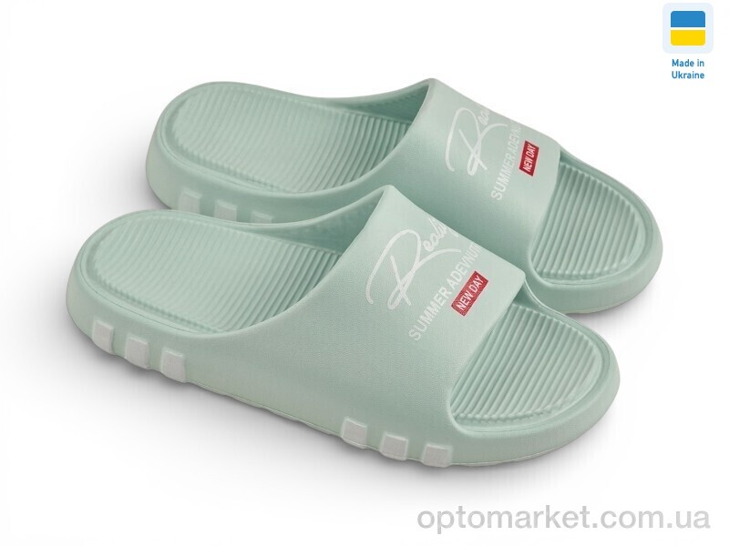 Купить Шльопанці жіночі ДС71 бірюза Gipanis зелений, фото 1