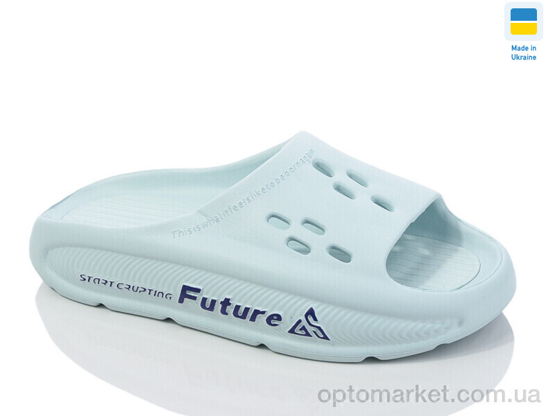 Купить Шльопанці жіночі DS72 св.бірюзовий Gipanis блакитний, фото 1