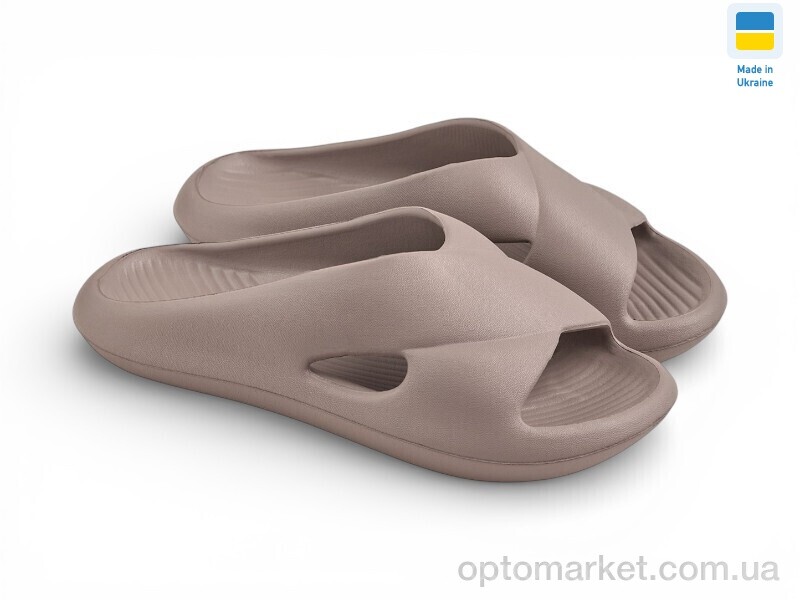Купить Шльопанці жіночі ДС73 тауп Gipanis коричневий, фото 1
