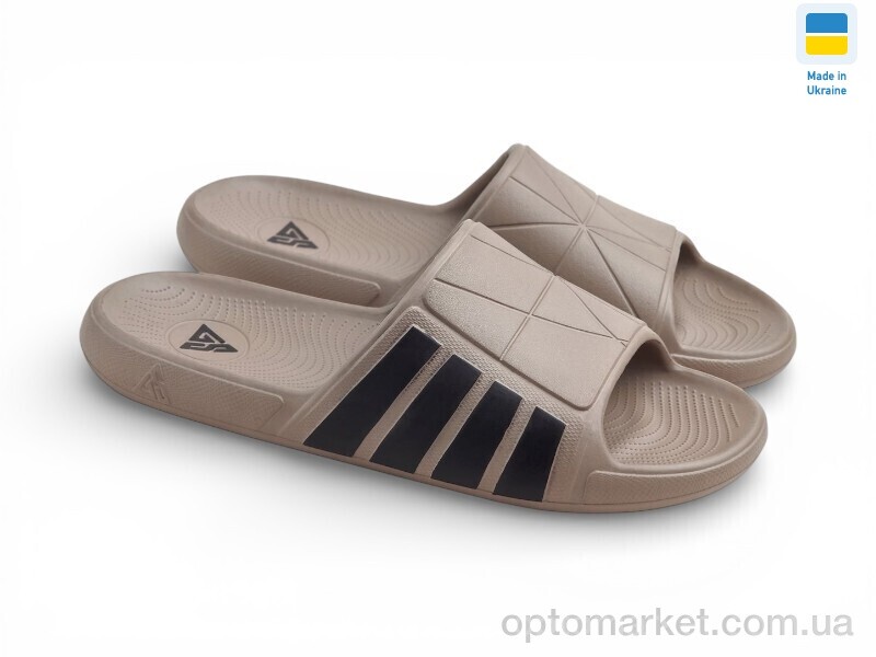 Купить Шльопанці жіночі DS75 тауп Gipanis коричневий, фото 1