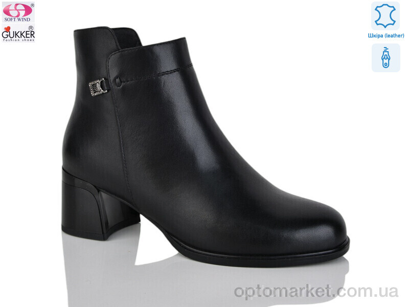 Купить Черевики жіночі DS8209 Gukkcr чорний, фото 1