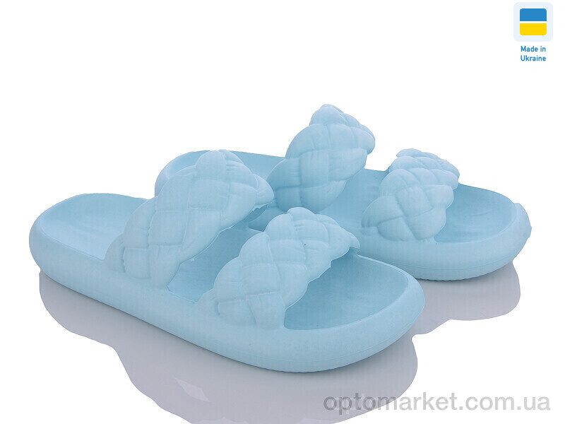 Купить Шльопанці жіночі DSL64 св.бірюзовий Demur блакитний, фото 1