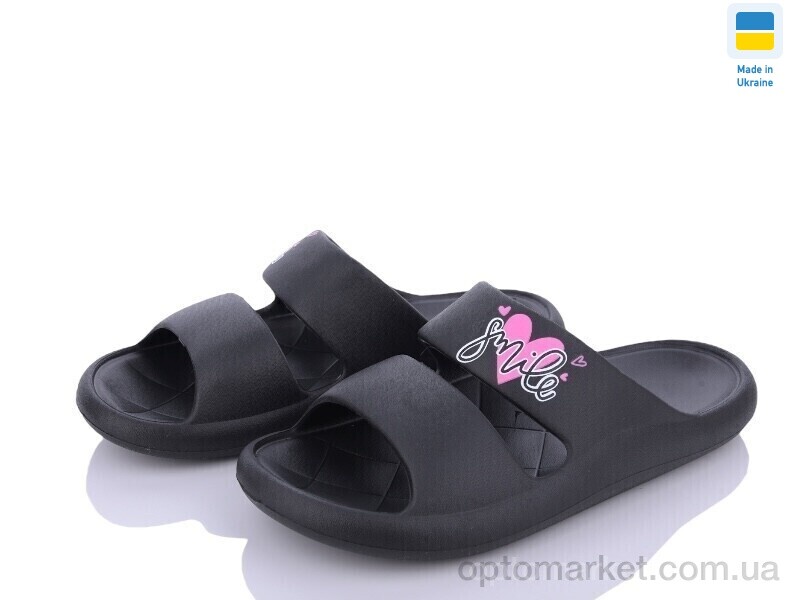 Купить Шльопанці жіночі DSL69 чорний Demur чорний, фото 1