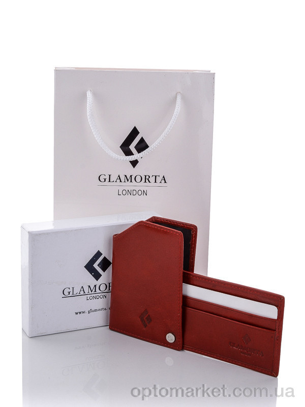 Купить Візитниця чоловіча DV01-2316 red Glamorta червоний, фото 3