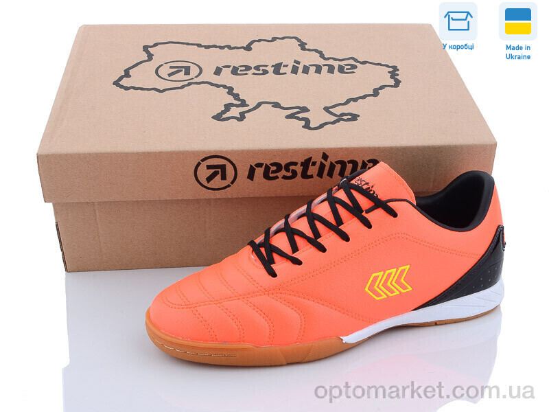 Купить Футбольне взуття дитячі DW023024 orange-black Restime помаранчевий, фото 1