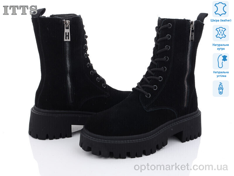 Купить Черевики жіночі DW1009-1 ITTS чорний, фото 1