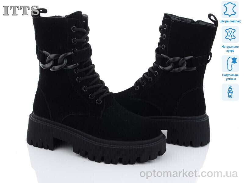 Купить Черевики жіночі DW1019-1 ITTS чорний, фото 1