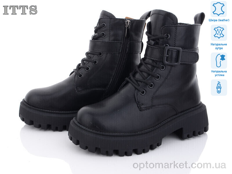 Купить Черевики жіночі DW3515-6 ITTS чорний, фото 1