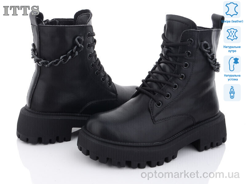 Купить Черевики жіночі DW3517-6 ITTS чорний, фото 1