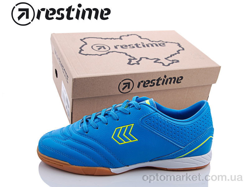 Купить Футбольне взуття дитячі DWB19703 skyblue-lime Restime блакитний, фото 1