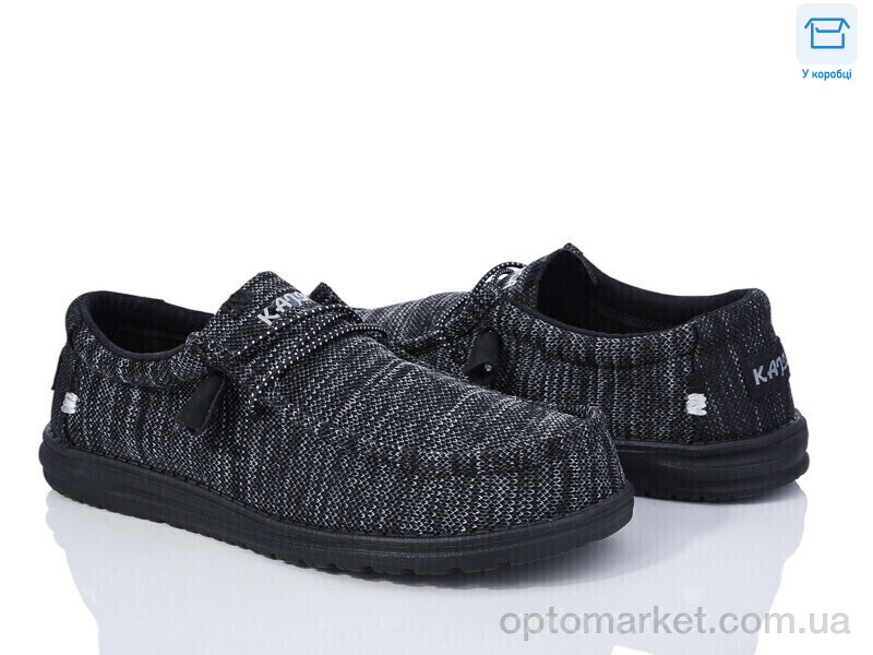 Купить Туфлі чоловічі DYLA014-1 Kajila чорний, фото 1