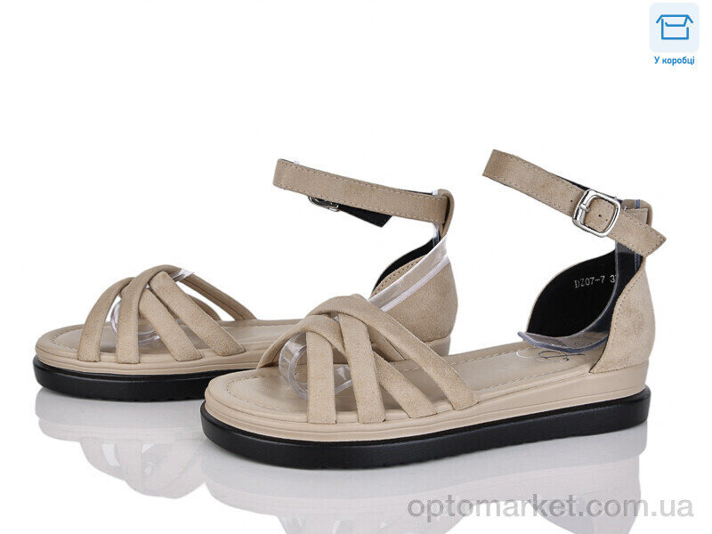 Купить Босоніжки жіночі DZ07-7 PLPS бежевий, фото 1