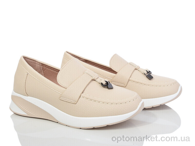 Купить Туфлі жіночі E128-3 Loretta бежевий, фото 1