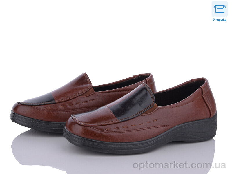 Купить Туфлі жіночі E176B-2 Baolikang коричневий, фото 1