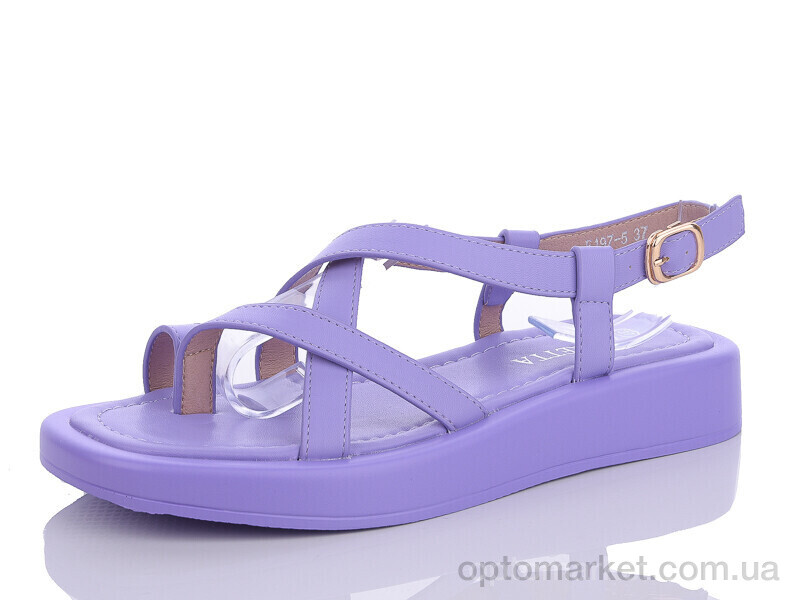 Купить Босоніжки жіночі E197-5 Loretta фіолетовий, фото 1