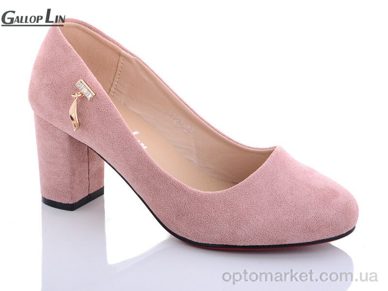 Купить Туфлі жіночі E221 Gallop Lin рожевий, фото 1