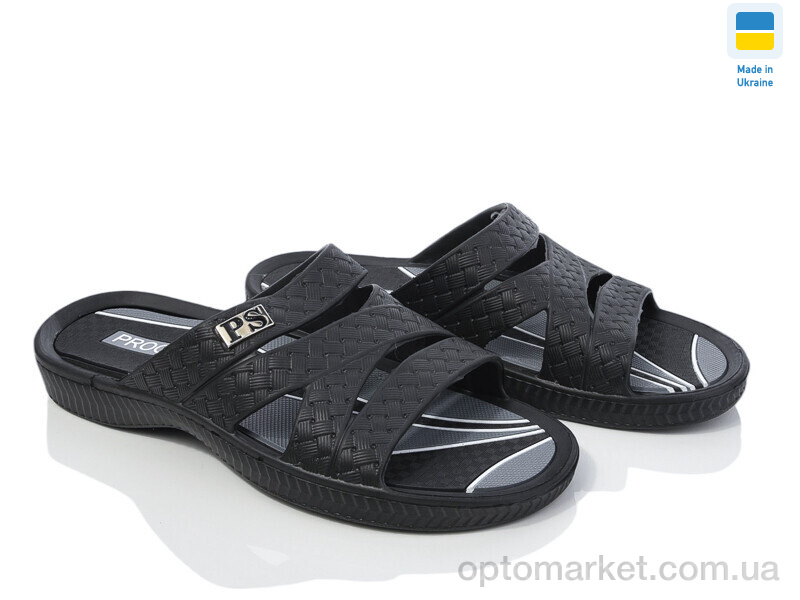 Купить Шльопанці чоловічі Е229 чорний Progress чорний, фото 1