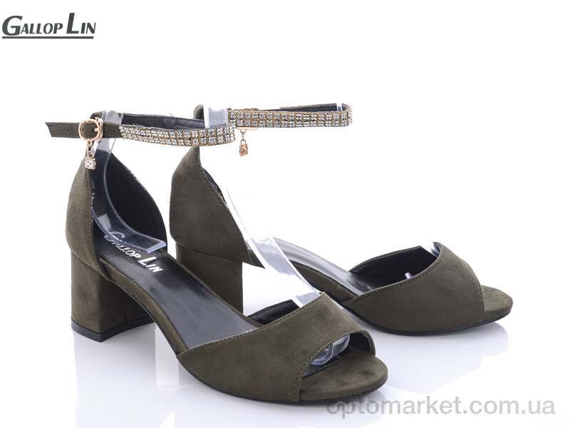Купить Босоніжки жіночі E297 Gallop Lin хакі, фото 1