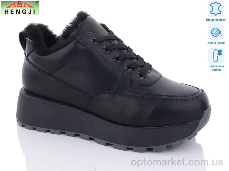 Купить Черевики жіночі E33-5 Hengji чорний, фото 1