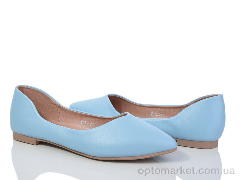 Купить Балетки жіночі E330-2 Loretta блакитний, фото 1