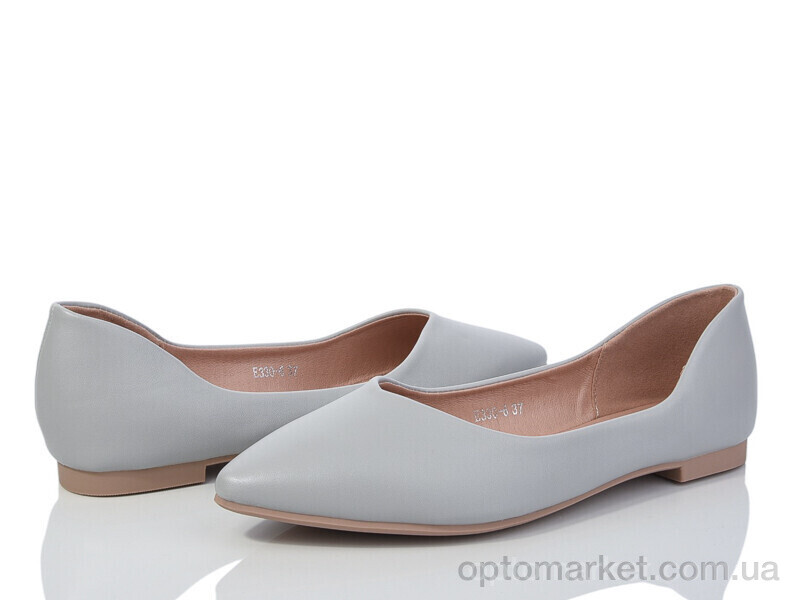 Купить Балетки жіночі E330-6 Loretta сірий, фото 1