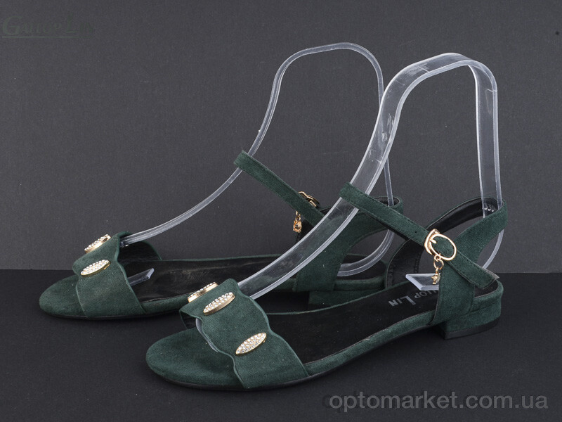 Купить Босоніжки жіночі E330 Gallop Lin зелений, фото 2
