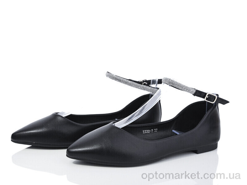 Купить Балетки жіночі E332-7 Loretta чорний, фото 1