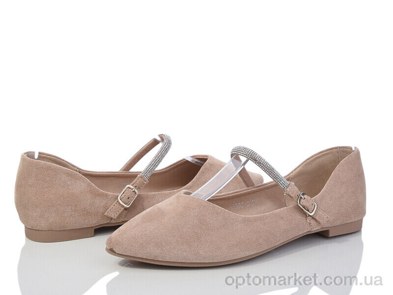 Купить Балетки жіночі E333-2 Loretta бежевий, фото 1